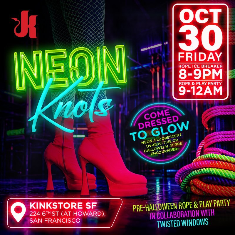 Neon Knots: A Halloween Rope &amp; Play Party