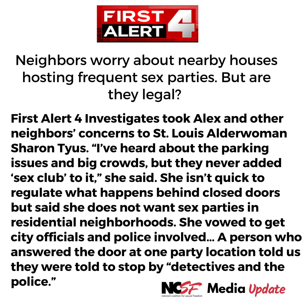Neighbors worry about nearby houses hosting frequent sex parties. But are they legal?