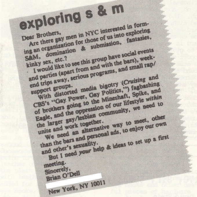 Letter to the Editor, Gay Community News, August 2, 1980